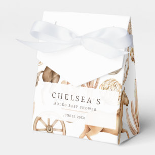 Ballotins Baby shower moderne Western Rodeo Watercolor