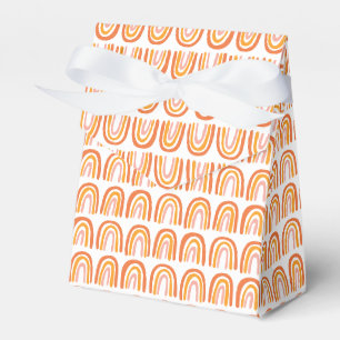 Ballotins Baby shower Motif arc-en-ciel rose orange