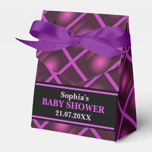 Ballotins Baby shower Motif moelleux Monogramme Favoriser B (Verso)