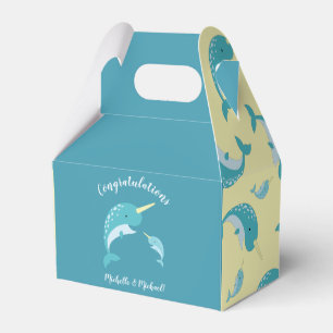 Ballotins Baby shower Narwhal Jaune Genre Baleine Neutre