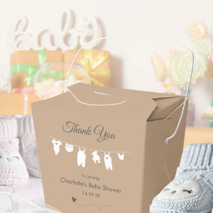 Ballotins Baby shower neutre pour le sexe minimaliste du sab