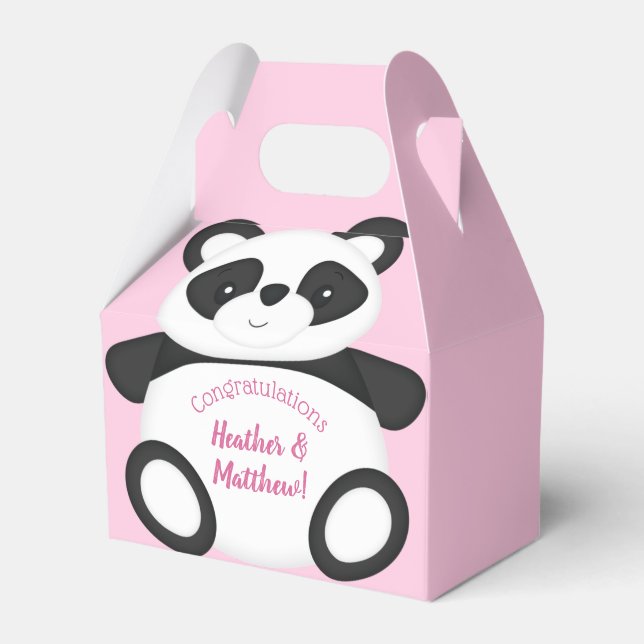 Ballotins Baby shower Panda Bear (Verso)
