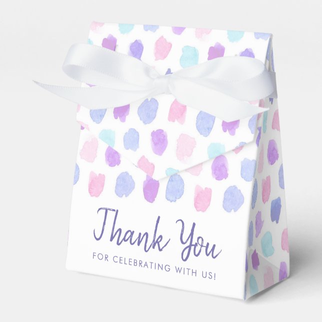 Ballotins Baby shower Pastel Aquarelle Motif Ballotin (Verso)
