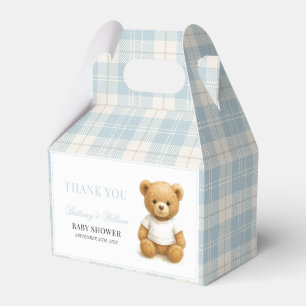 Ballotins Baby shower plat bleu épicé classique