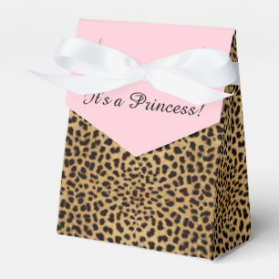 Ballotins Baby shower princesse léopard rose