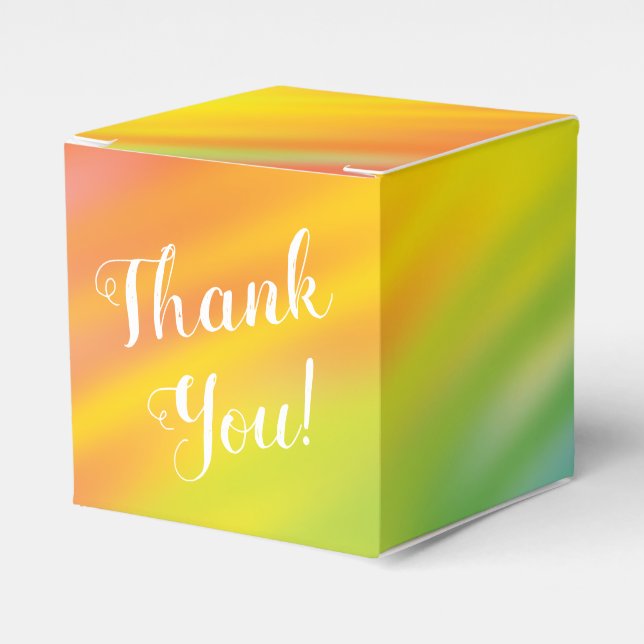 Ballotins Baby shower Rainbow Tie Dye (Verso)