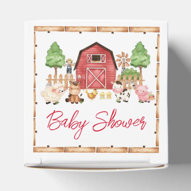 Ballotins Baby shower Red Farm Animaux (Haut)