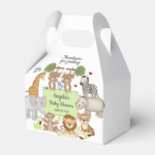Ballotins Baby shower Safari Animaux