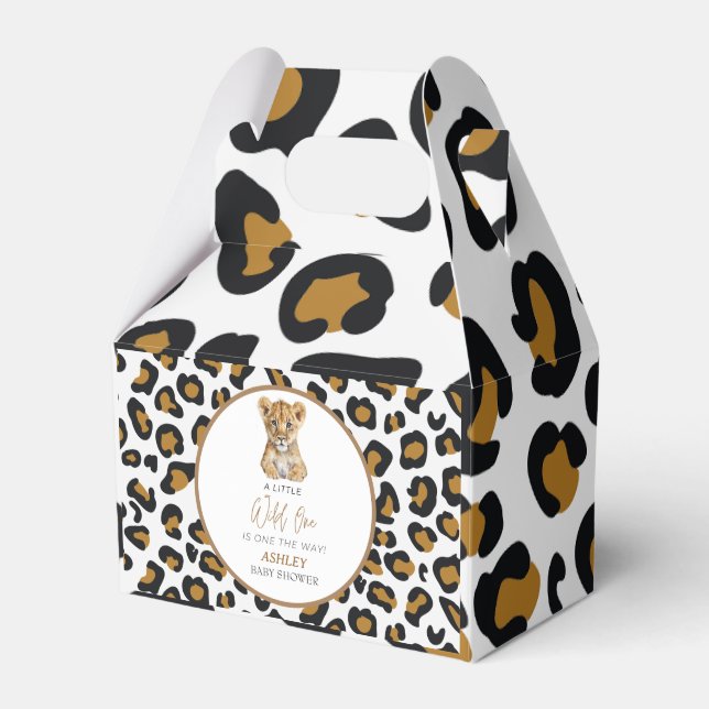 Ballotins Baby shower Safari Baby Animals (Verso)