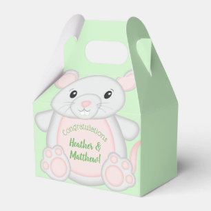 Ballotins Baby shower souris souris vert