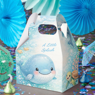 Ballotins Baby Shower Sous L'Océan Garçon Baleine Océan Bleu