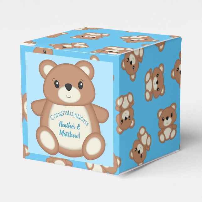 Ballotins Baby shower Teddy Bear (Verso)