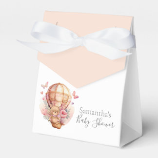Ballotins Baby shower Teddy Hot Air Balloon Nous Attendons P