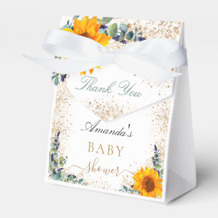Ballotins Baby shower tournesol eucalyptus parties scintilla