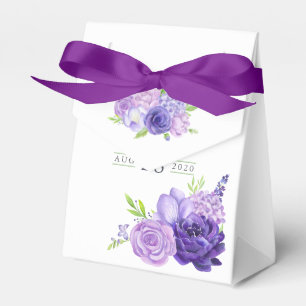 Ballotins Baby Shower Ultra Violet Aquarelle Floral