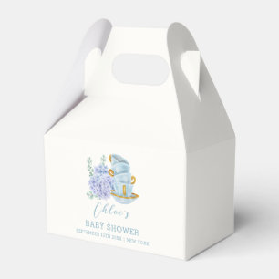 Ballotins Baby shower vintage de brassage de thé Hydrangea
