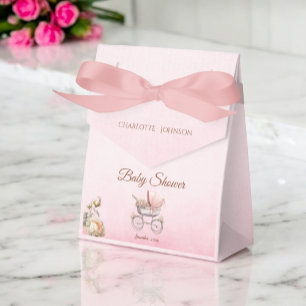 Ballotins Baby shower vintage rose classique fille