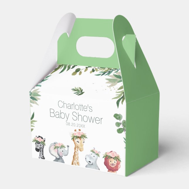 Ballotins Baby shower Wild One Safari Jungle Ballotin (Verso)