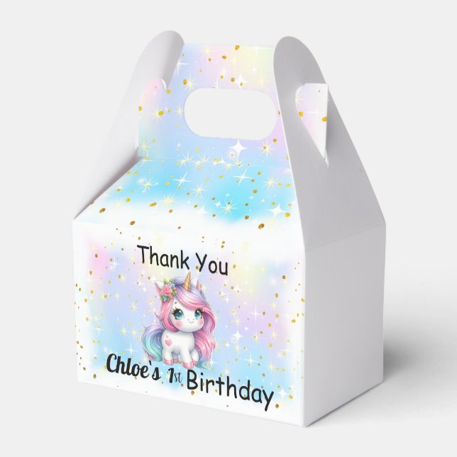 Ballotins Baby Unicorn Gift Box, (Verso)