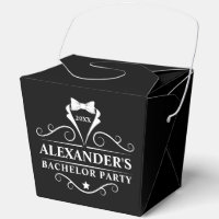Bachelor Party Tuxedo Cravate Black Takeout