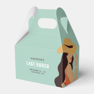 Ballotins Bachelorette Retro Sassy Dernier Rodeo Rose Vert