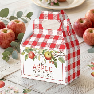 Ballotins Bain de bébé automnal aux pommes à l'aquarelle