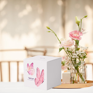 Ballotins Baisers à papillon et voeux pour bébé Baby shower 