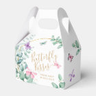 Baisers à papillon Eucalyptus Baby shower Merci