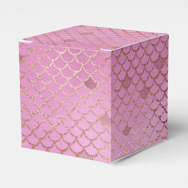 Ballotins Balances de sirène rose mignonne pour une fête d'a (Verso)