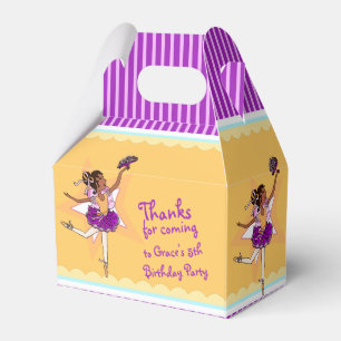 Ballotins Ballerina jaune violet filles anniversaire balloti