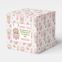 Ballerina thème lapin pastel rose fille