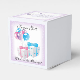 Ballotins Ballons Bébé Genre Reveal Party Favoriser boîte
