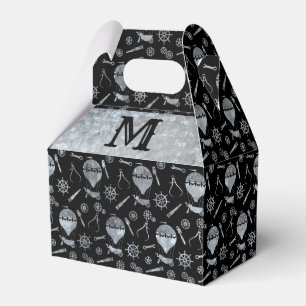 Ballotins Ballons en zinc d'argent vapeur Monogramme Gable