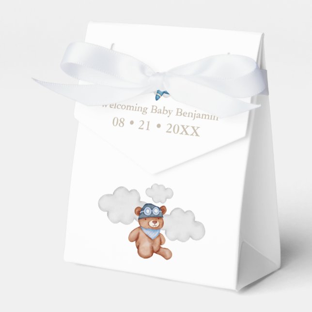 Ballotins Ballotin Baby shower d'aventure pour bébé garçon (Verso)