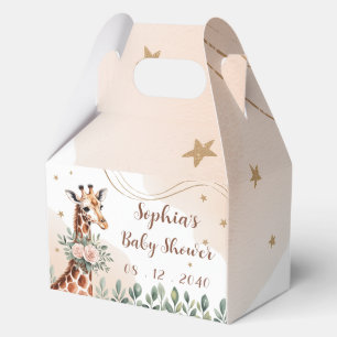 Ballotins Ballotin Baby shower de  rose Floral Giraffe