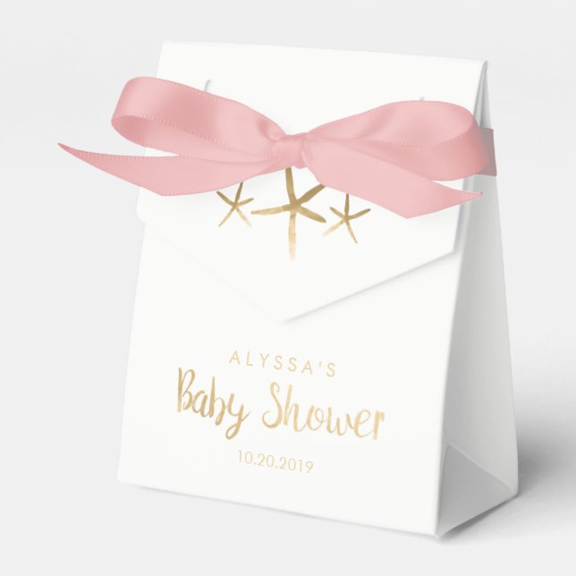 Ballotins Ballotin baby shower - Plage, Océan, Starfish (Verso)