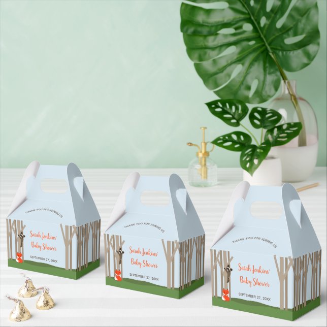 Ballotins Ballotin Baby shower pour bébés Woodland (Multiple)