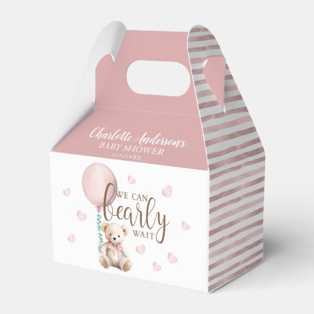 Ballotins Ballotin Baby shower rose d'attente rapide (Verso)