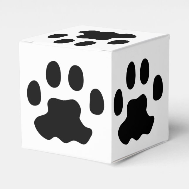 Ballotins Ballotin blanc Empreinte de patte (Verso)
