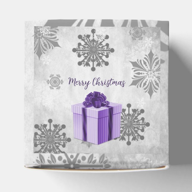 Ballotins Ballotin cadeau de Noël pourpre (Haut)
