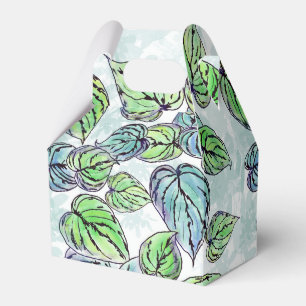 Ballotins Ballotin cadeau Feuille vert