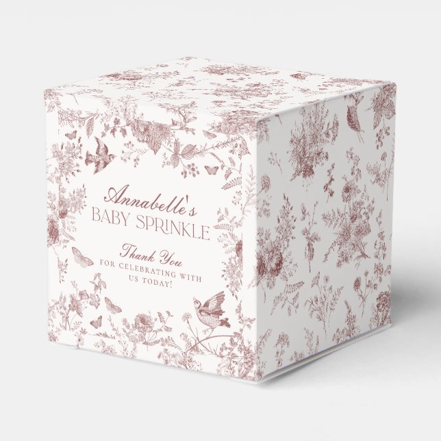 Ballotins Ballotin d'arrosage floral pour bébé en Bourgogne  (Arrière)