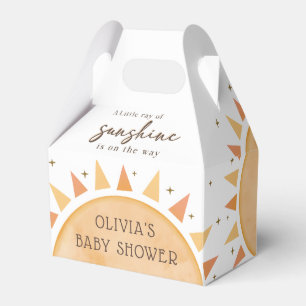 Ballotins Ballotin de Baby shower Boho Jaune Sunshine