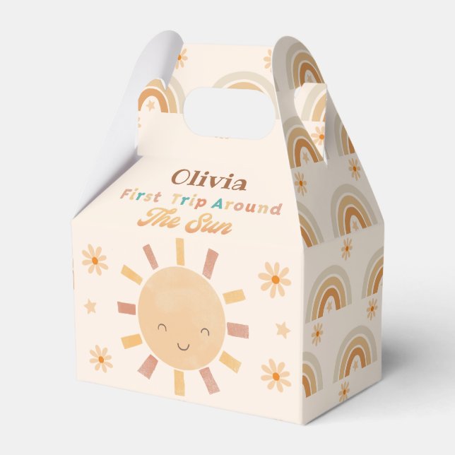 Ballotins Ballotin de Baby shower Boho Little Sunshine (Verso)