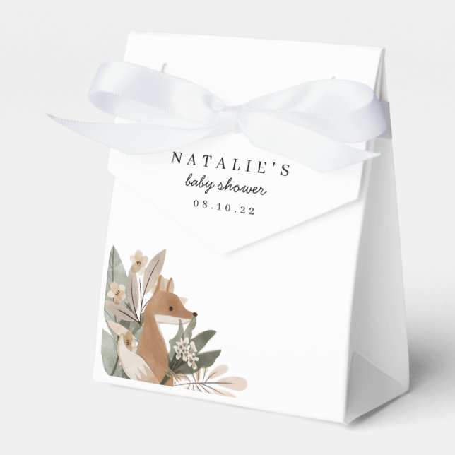 Ballotins Ballotin de Baby shower Boho Woodland (Verso)
