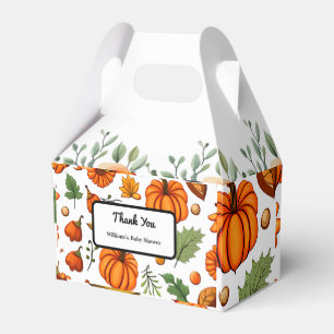 Ballotins Ballotin de Baby shower d'automne citrouille