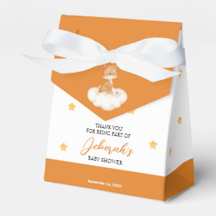 Ballotins Ballotin de Baby shower Orange Cute Fox