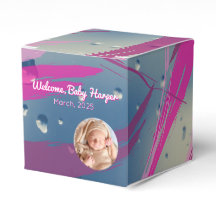 Ballotin de bonbons rose Raindrop