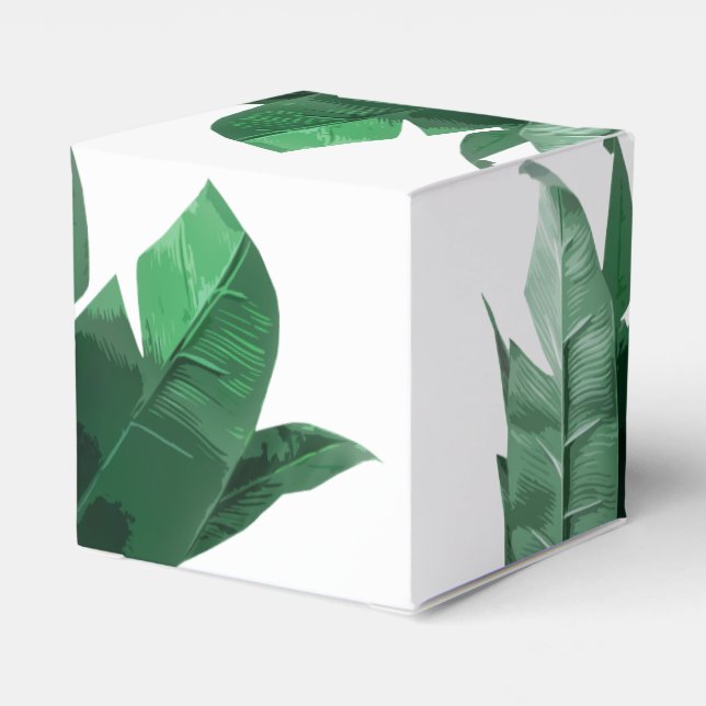 Ballotins Ballotin de Carré d'impression Banana Leaf (Arrière)