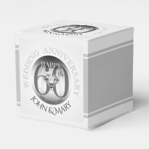 Ballotins Ballotin de cube du 60e anniversaire du Mariage Di